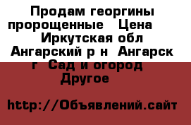 Продам георгины пророщенные › Цена ­ 80 - Иркутская обл., Ангарский р-н, Ангарск г. Сад и огород » Другое   